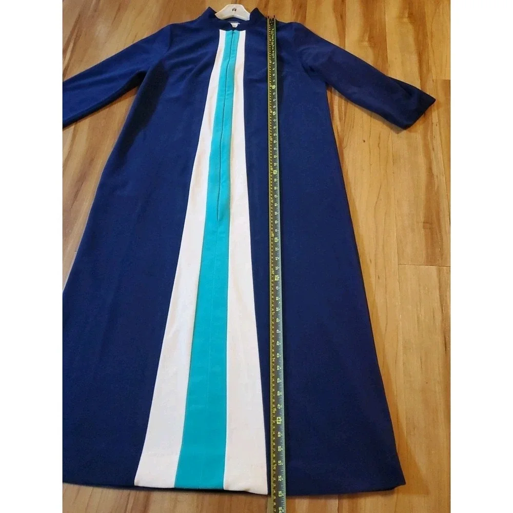 JCPenney Misses Womens Vintage‎ Zipper Front Robe Polyester Size 18